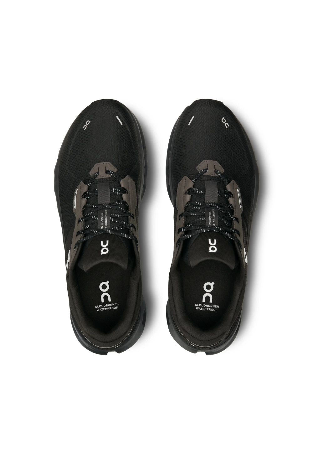 Кроссовки для бега On Cloudrunner 2 Waterproof magnet black