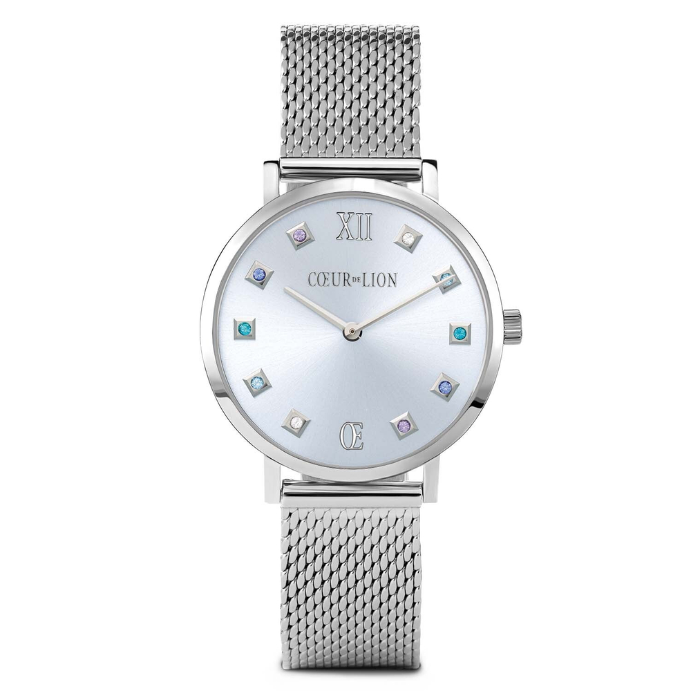 Часы Coeur de Lion Silver-Light Blue 7610/70-1726 цвет голубой, серебряный