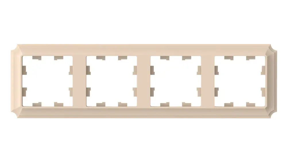 ATLASDESIGN ANTIQUE 4-постовая РАМКА, универсальная, ПЕСОЧНЫЙ