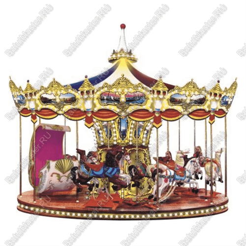 Электрическая Аттракцион карусель детская «Весёлая горка», 6,5×6,5×6,8 м