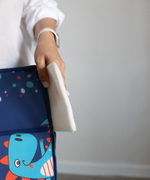 Набор для детского сада: кармашек, коврик, мешок. Динозавр