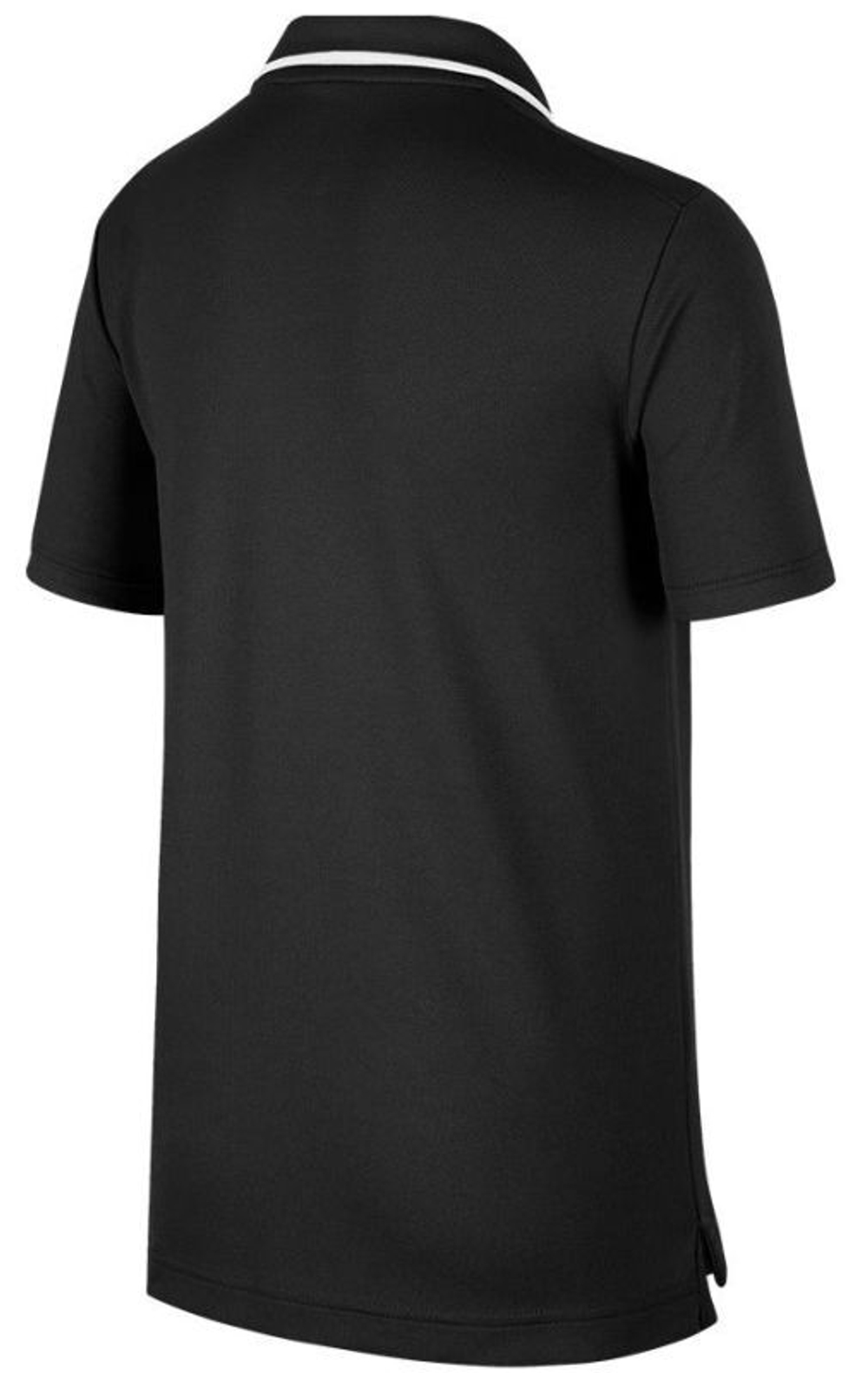 Футболка для мальчика теннисная Nike Court B Dry Polo Team - black/white