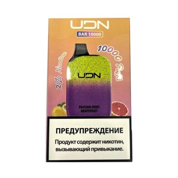 Купить Одноразовый Pod UDN BAR - Passion Fruit Grapefruit (10000 затяжек)