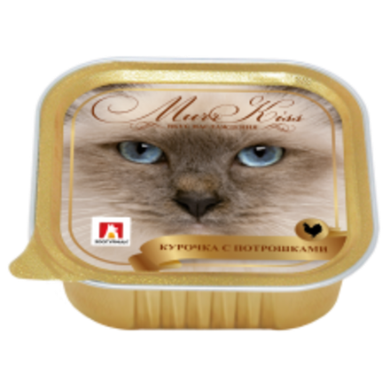 Зоогурман «MurrKiss» влажный корм для кошек курочка с потрошками 100 г