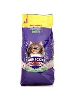 СИБИРСКАЯ КОШКА Наполнитель комкующийся "Супер" 7 л