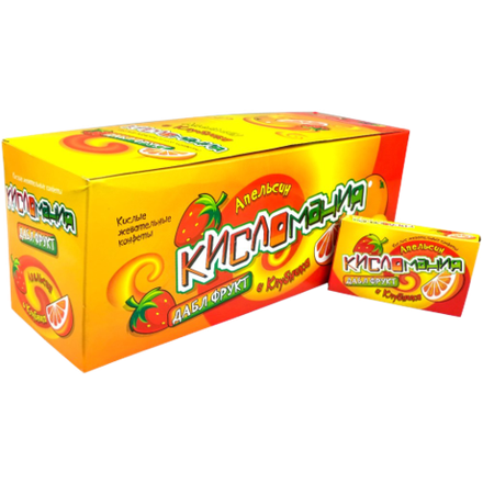 Жевательные конфеты Кисломания Дабл Фрукт