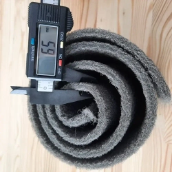 Скотч-брайт 1 м Ultra Fine P1500 темно-серый RoxelPro Шлифовальный войлок