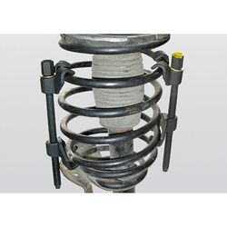 KING TONY (9BF11) Набор для стяжки пружин амортизатора, 85-370 мм, кованые крюки, 6 предметов