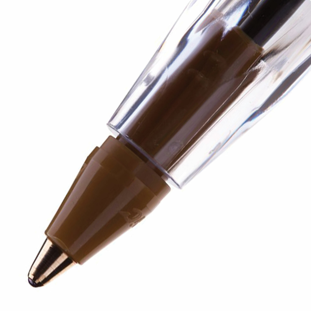 Ручка шариковая BIC Cristal, СИНЯЯ, корпус прозрачный, узел 1мм, линия 0,4мм, 847898