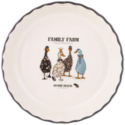 ФОРМА ДЛЯ ВЫПЕЧКИ "FAMILY FARM" КРУГЛАЯ 2,1 Л 27,5*27,5*6 CМ