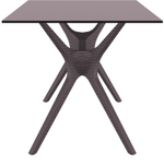 Стол пластиковый Siesta Contract Ibiza Table 140, коричневый