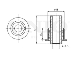 Втулка рычага переднего подрамника UNIO RMP-10165