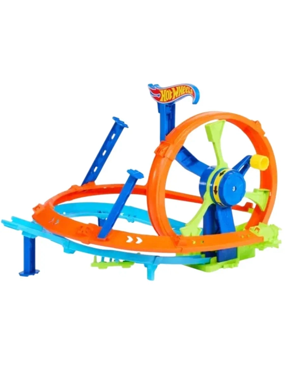 Трек трасса Быстрый запуск и петля Хот Вилс JBX65