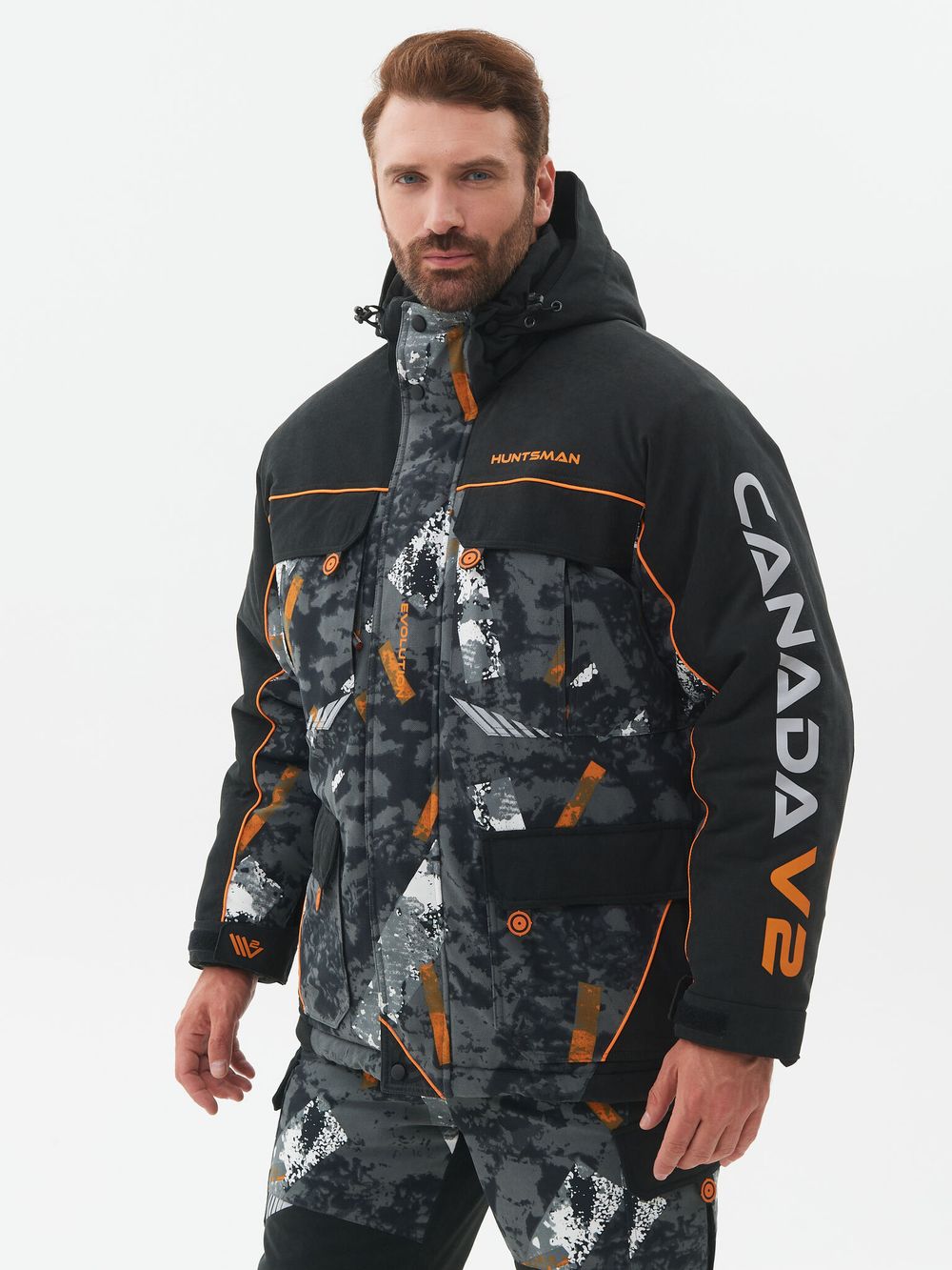 Костюм зимний Канада V-2 ткань Исландия цвет КМФ192/Черный