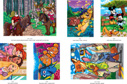 Hachette раскраска по номерам Coloriages mystères -/Francuski Grands classiques Tome 13