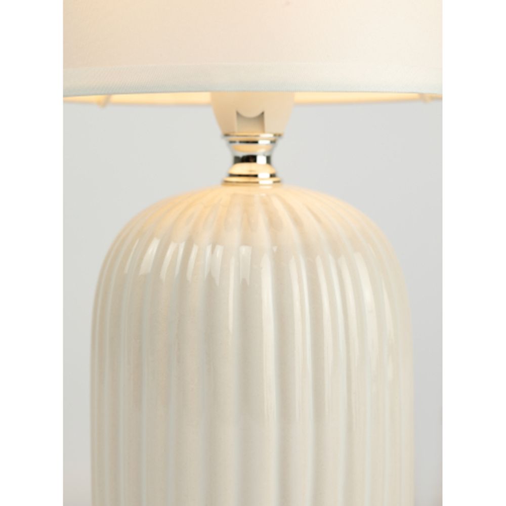 Настольная лампа Rivoli May 7548-501 1 х Е14 40 Вт керамика белая с абажуром | Rivoli