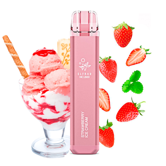 Elf Bar - Strawberry Ice Cream (1800)