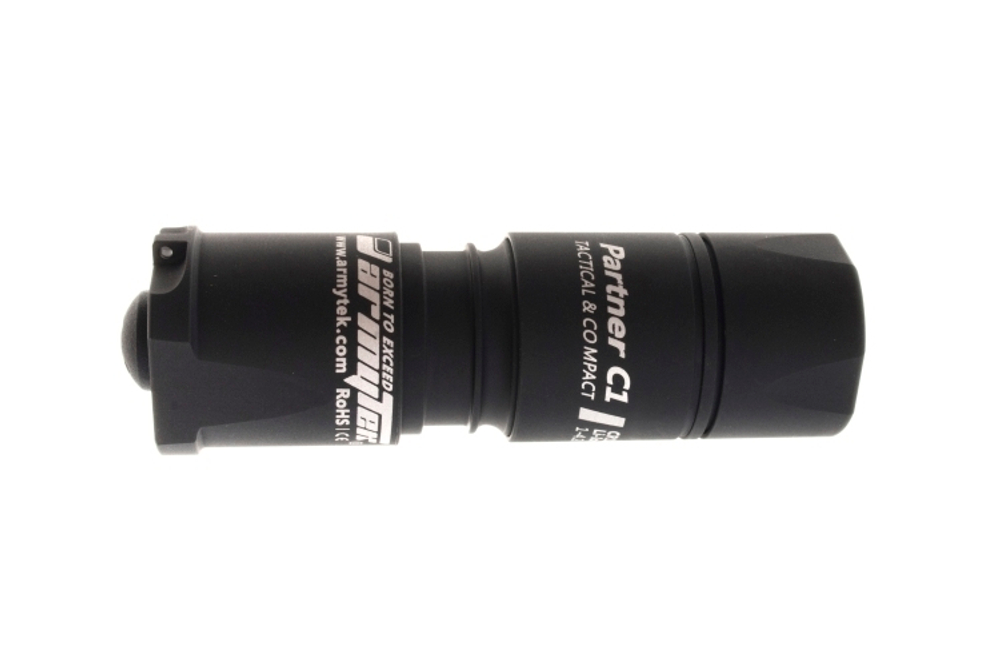 Фонарь светодиодный тактический Armytek Partner C1 v3, 740 лм, теплый свет, 1-CR123A