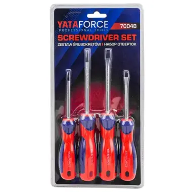 Отвертки, набор 4пр. YATAFORCE YF-7004B