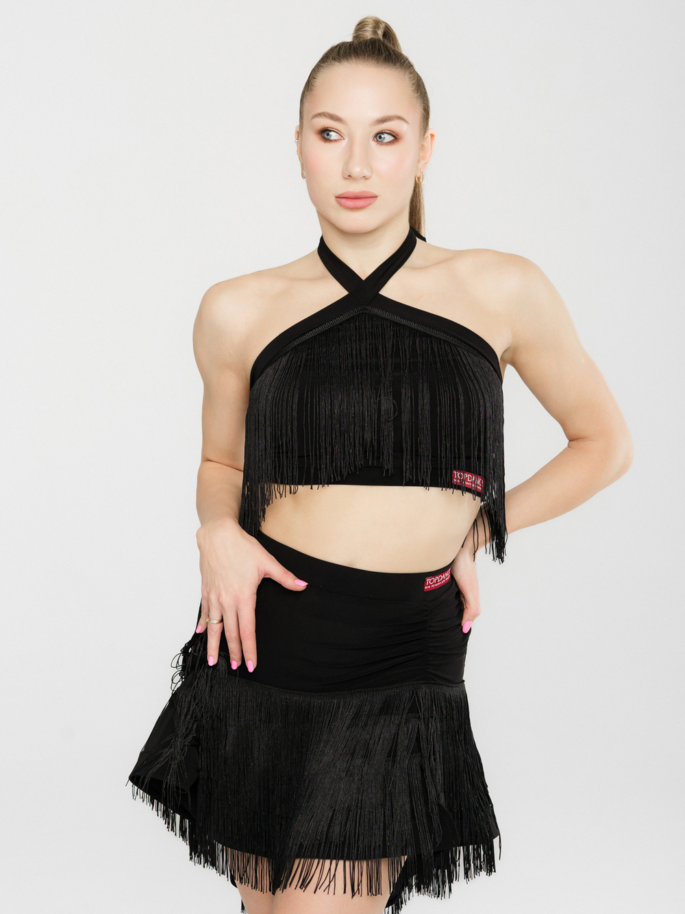 Юбка с воланами