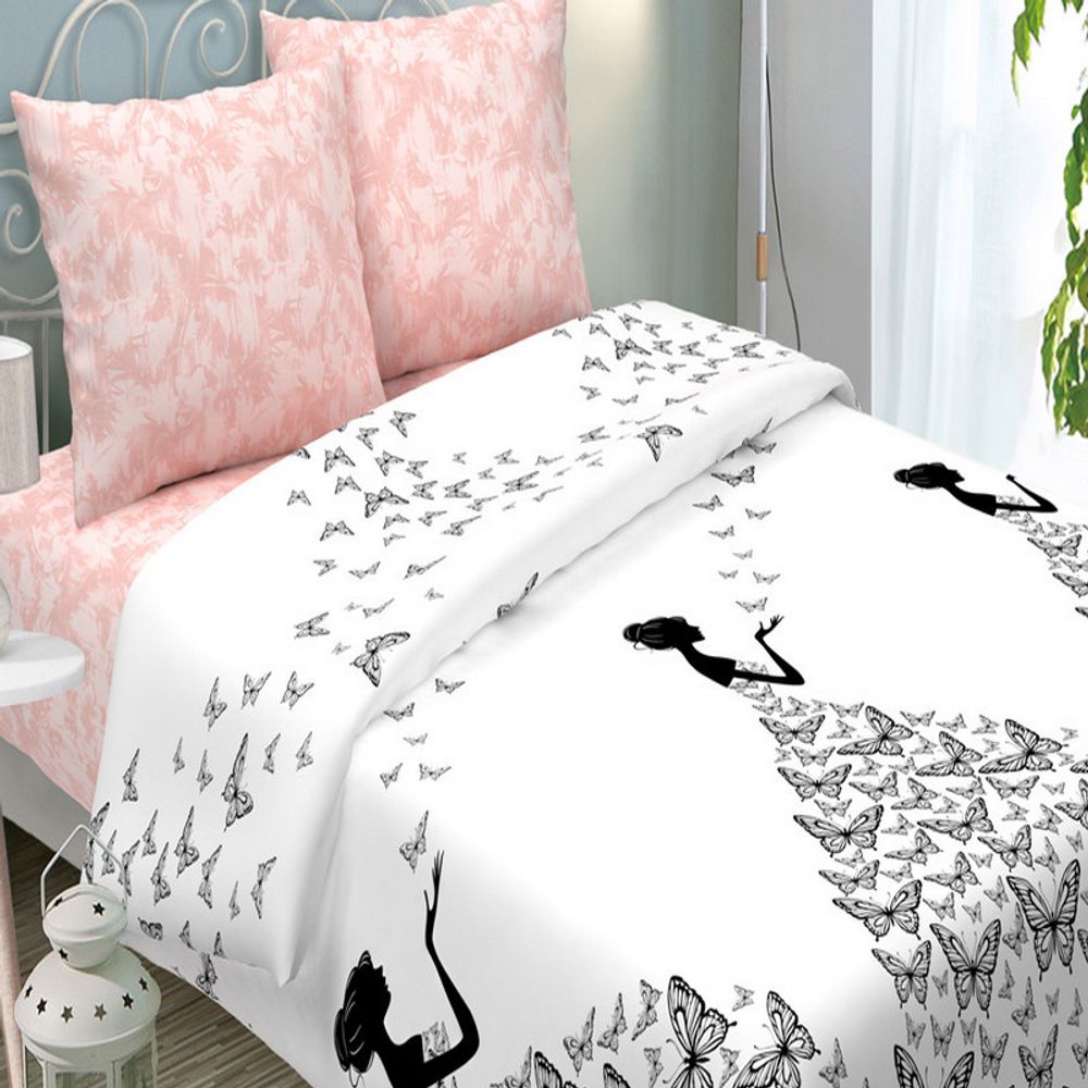 Комплект постельного белья "ВЛ. ДЖУЛИЯ", поплин Премиум, 100% хлопок.