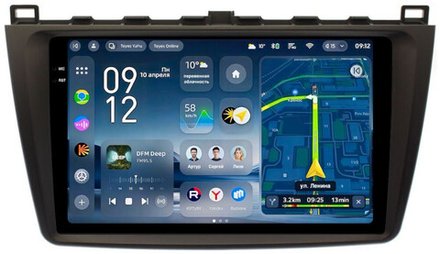 Магнитола для Mazda 6 GH 2007-2012 - Teyes CC4-PRO монитор 9.5" 2K QLED на Android 13, Snapdragon 778G, AI, CarPlay, DSP, 4G SIM-слот