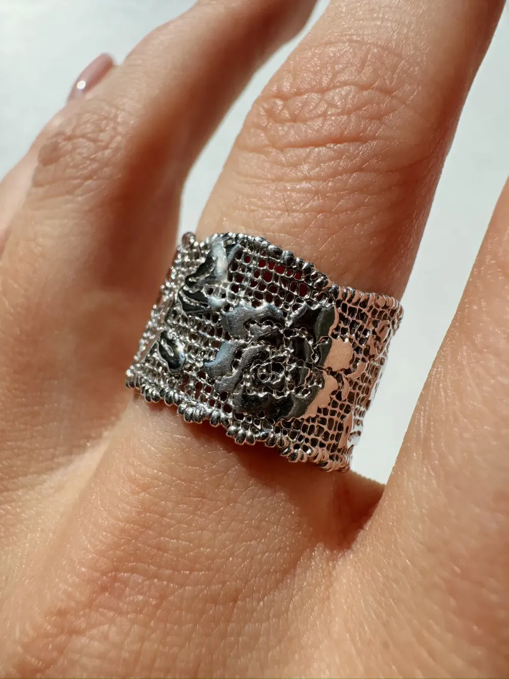 Кольцо Кружево