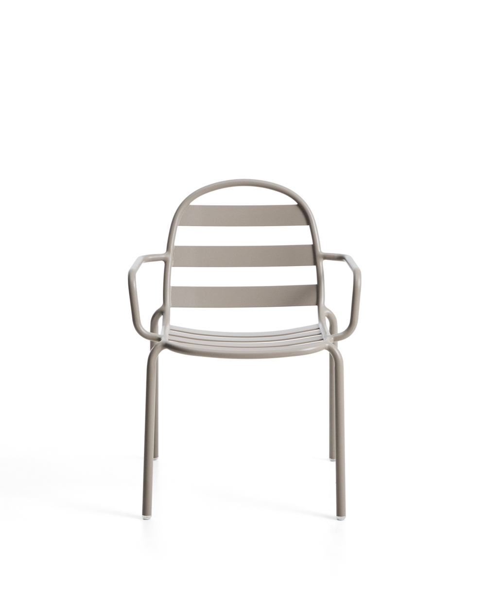 Уличный стул Joncols из алюминия с отделкой цвета таупе