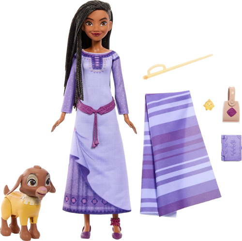 Кукла Disney Wish Asha / Аша из Росаса с питомцем