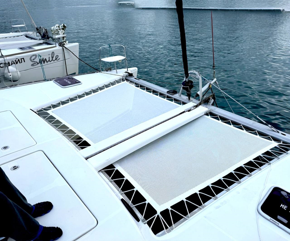 Сетка для трамплина катамарана  и тримарана