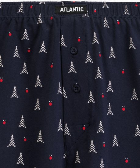 Трусы (2 шт) мужские семейные Atlantic 2GMB-010, хлопок, темно-синий