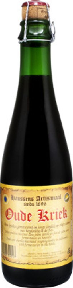 Пиво Ханссенс Оуд Крик 2021 / Hanssens Oude Kriek 2021 0.375 - стекло