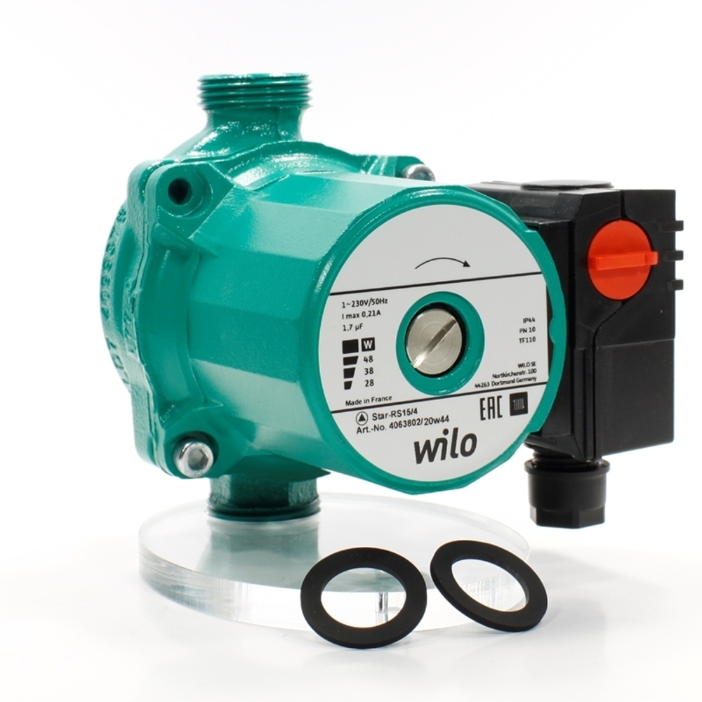 Насос циркуляционный Wilo Star-RS 15/4 130 (1х220В; 48Вт)