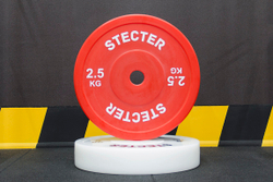 Технический диск для штанги 2,5 кг STECTER (D=450 мм, пластик)