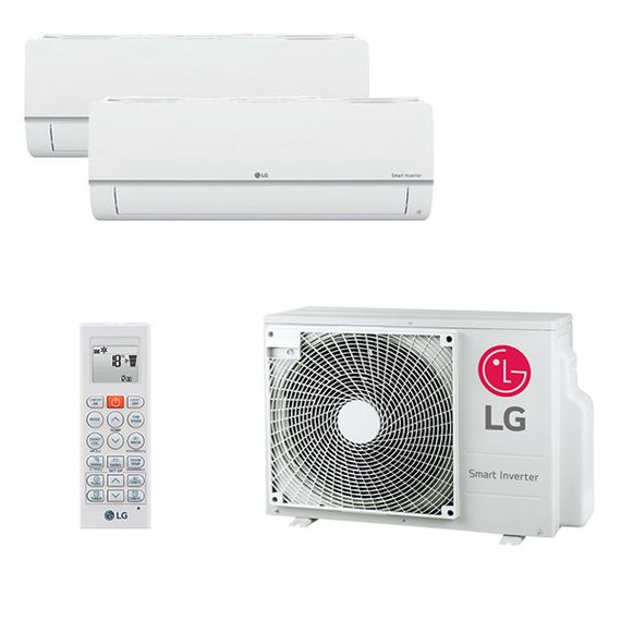 Мультисплит система на 2 комнаты LG PM07SP.NSJR0 x 2 / MU2R15.UL0