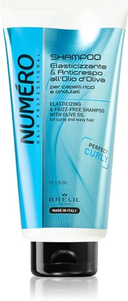 Brelil Numero Elasticizing & Frizz-Free Shampoo - шампунь для кудрявых волос /   300  ml  / GTIN 8011935075096