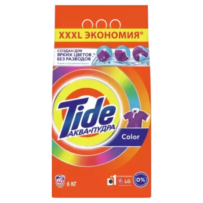 ТАЙД  6кг автомат  КОЛОР АКВА-ПУДРА *3