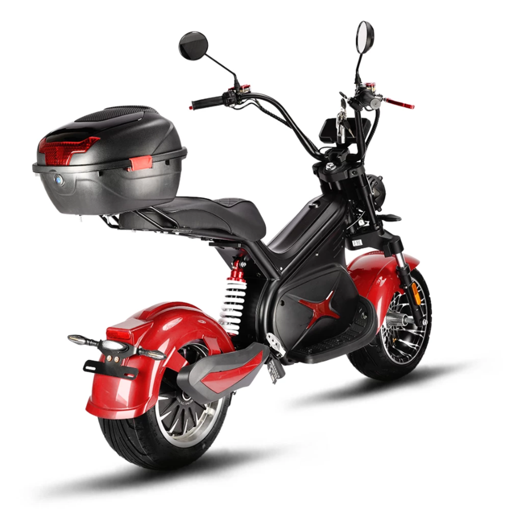 Электроскутер CityCoco WHITE SIBERIA BLACK SEA (RED) 5000W