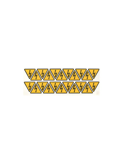 Знак "Молния" 50х50х50мм EKF an-1-03