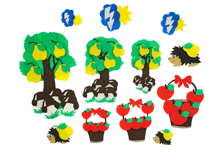 Комплект Три дерева, с игровым полем, 55 деталей
