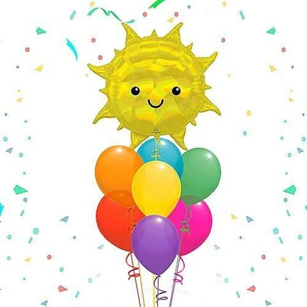 Фонтан шаров "Солнышко"