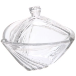 Сахарница стеклянная 400мл «Сладкая мечта» треугольник