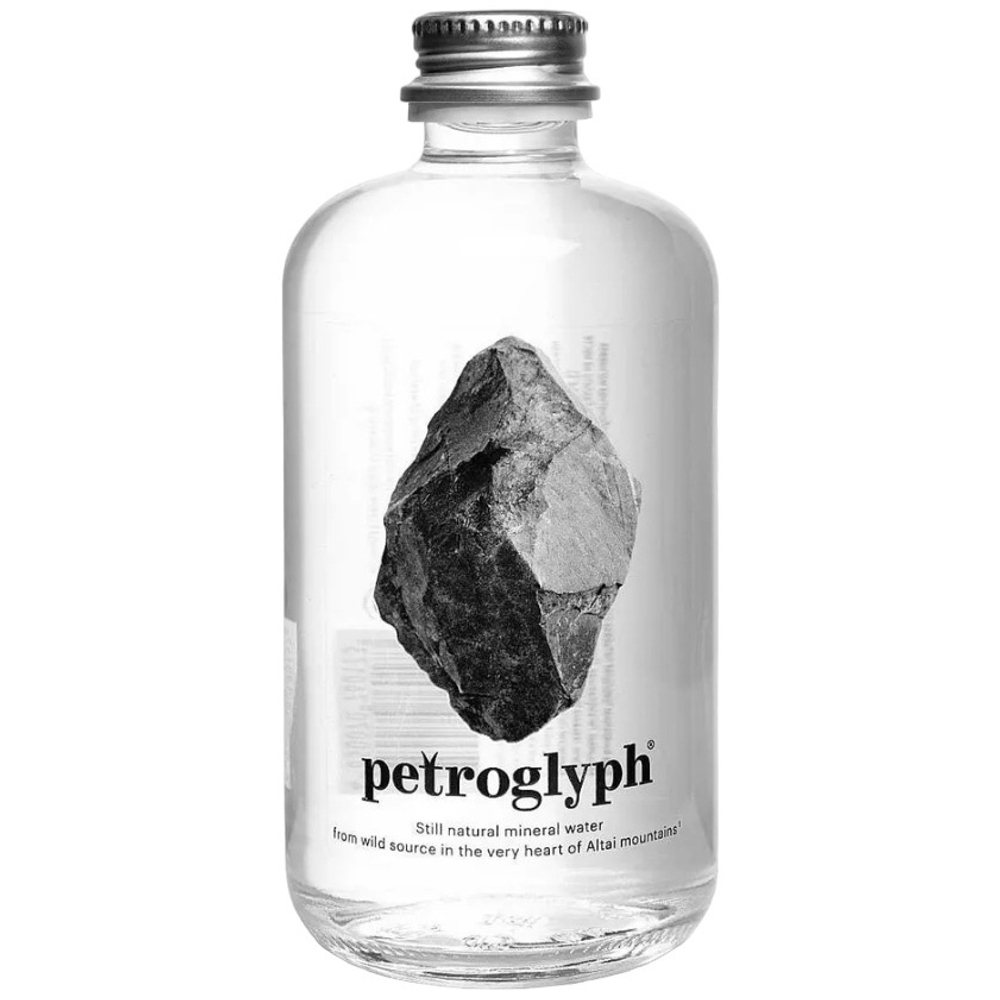 Вода PETROGLYPH природная столовая негазированная /стекло/ 0,375л