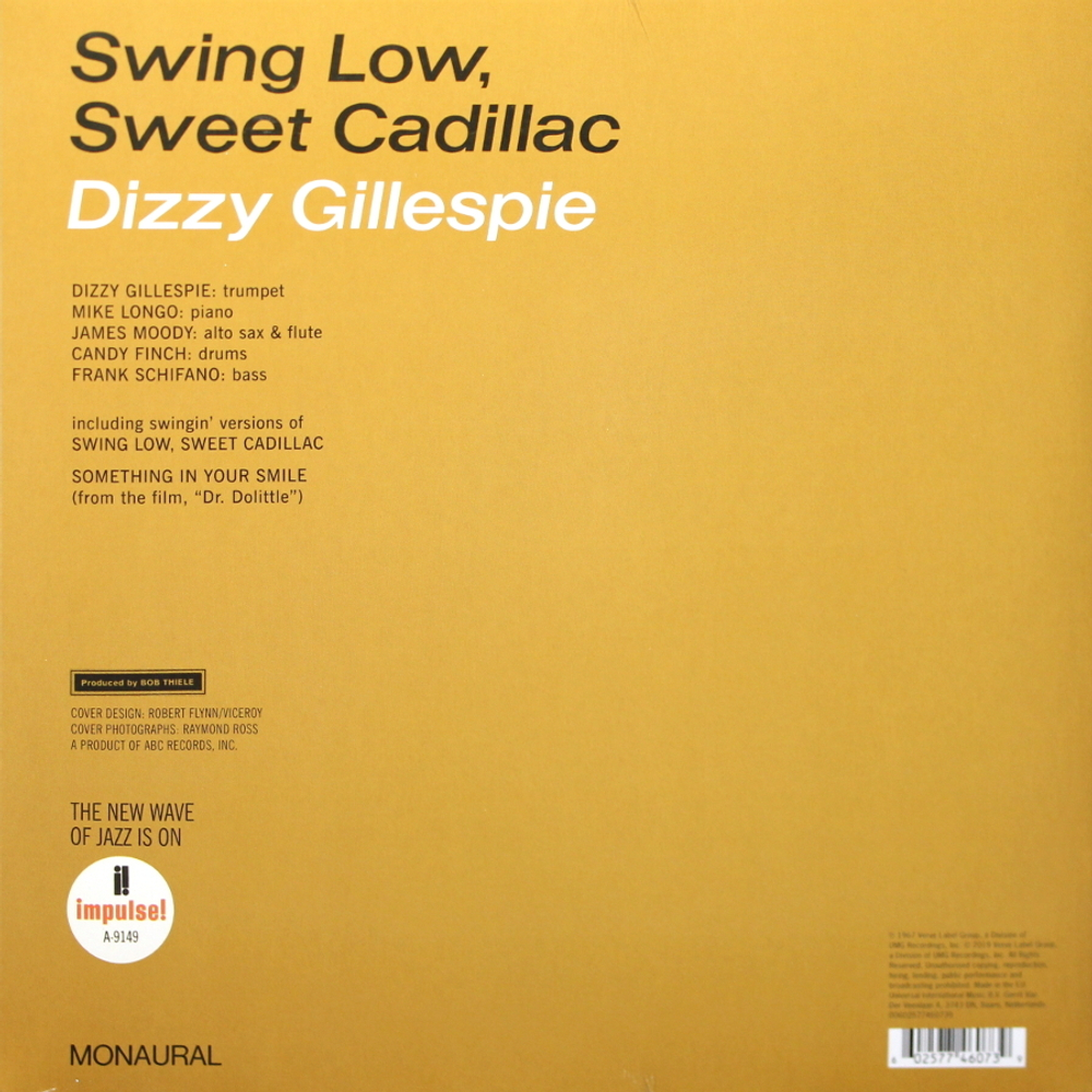 Dizzy Gillespie / Swing Low, Sweet Cadillac (LP)