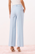 31168 Брюки женские (голубой полоска)