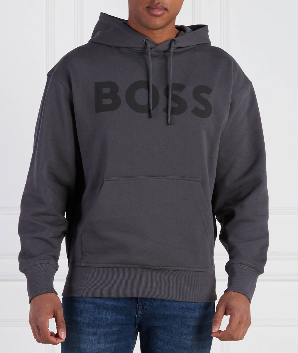 Худи WebasicHood BOSS ORANGE - графитовый(50487134)