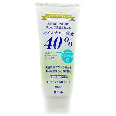 Пенка для умывания 40% интенсивного увлажнения с гиалуроновой кислотой 168 г Rosette 40% Super Uruoi