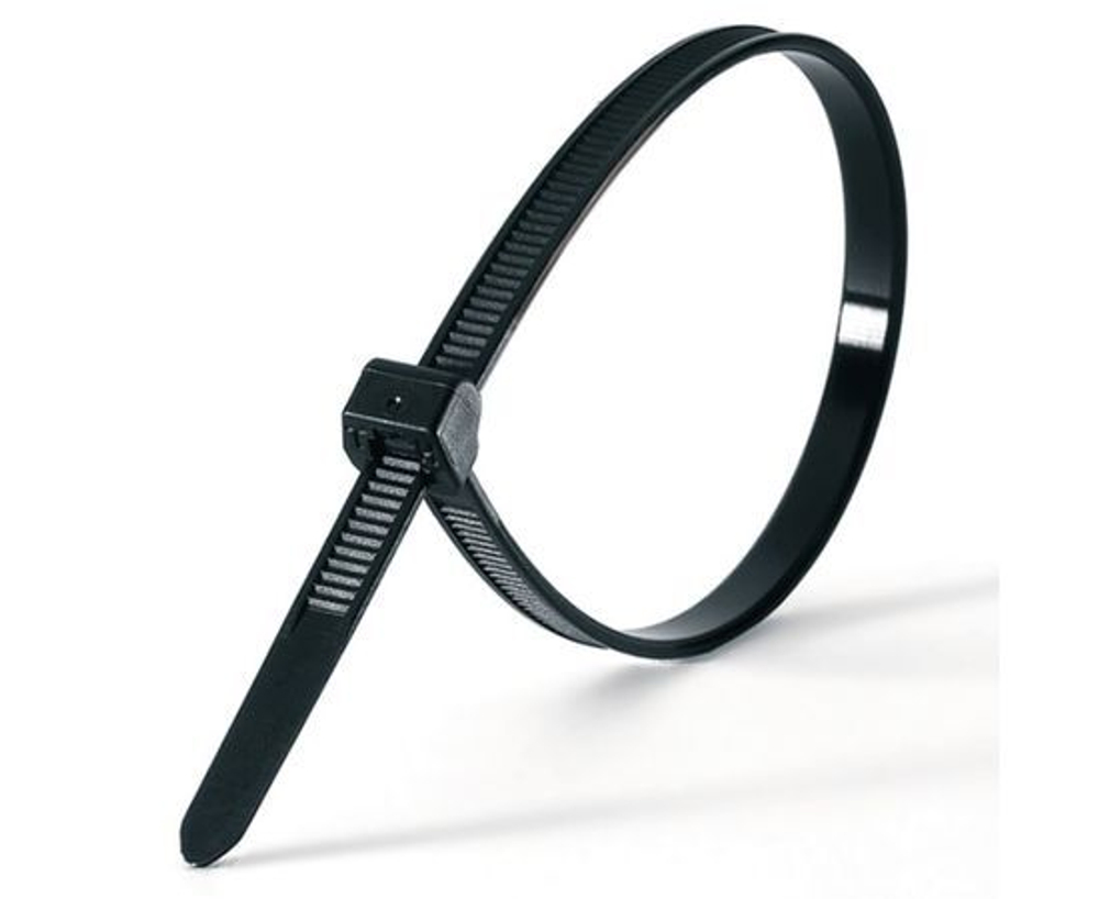 Хомут нейлоновый Smartbuy, 3,6х200, черный (SBE-CT-36-200-b), 100шт.