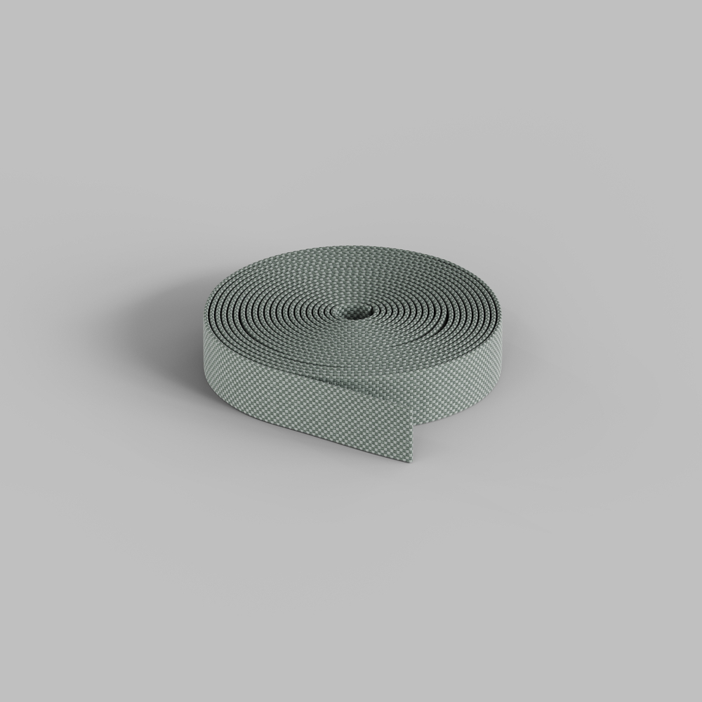 TR5500-LG Гибкий трек-ремень Belty, серия Base, 5м, 48V DC, IP20, светло-серый, ткань, медь