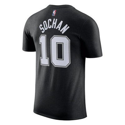 Баскетбольная джерси Nike Essenitals San Antonio Spurs Jeremy Sochan Black T-Shirt